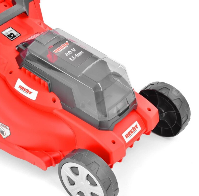 Masina de tuns iarba pe acumulatori HECHT 5034, latime de taiere 34 cm, cos colector 35 litri, 40V, fara acumulator si incarcator