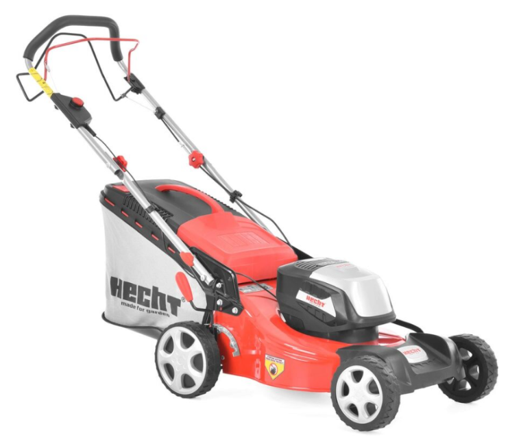Masina de tuns iarba pe acumulatori HECHT 5041S, latime de taiere 41 cm, cos colector 50 litri, 40V, fara acumulator si incarcator