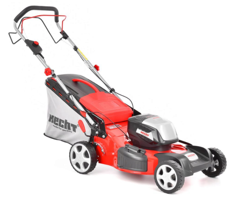 Masina de tuns iarba pe acumulatori HECHT 5045S, latime de taiere 46 cm, cos colector 60 litri, 40V, fara acumulator si incarcator