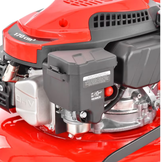Masina de tuns iarba cu motor pe benzina, autopropulsata, HECHT 550 SW, 2.6 kW, 170 CC, latime de lucru 48 cm, cos colector 60 l