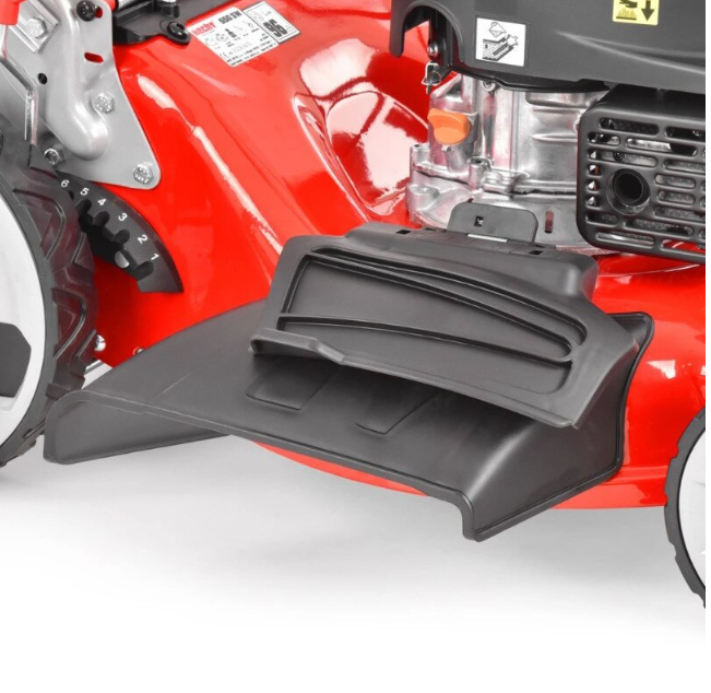 Masina de tuns iarba cu motor pe benzina, autopropulsata, HECHT 550 SW, 2.6 kW, 170 CC, latime de lucru 48 cm, cos colector 60 l