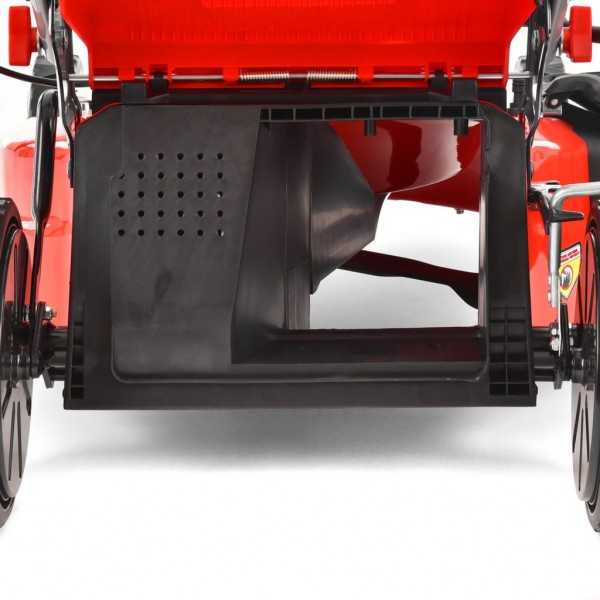 Masina de tuns iarba cu motor pe benzina, autopropulsata, HECHT 554 SX, 4.4 kW, 224 CC, latime de lucru 53 cm, cos colector 75 l