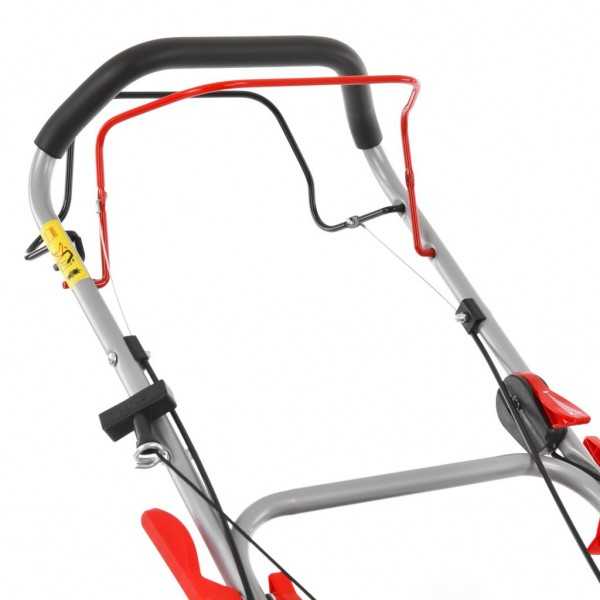Masina de tuns iarba cu motor pe benzina, autopropulsata, HECHT 554 SX, 4.4 kW, 224 CC, latime de lucru 53 cm, cos colector 75 l