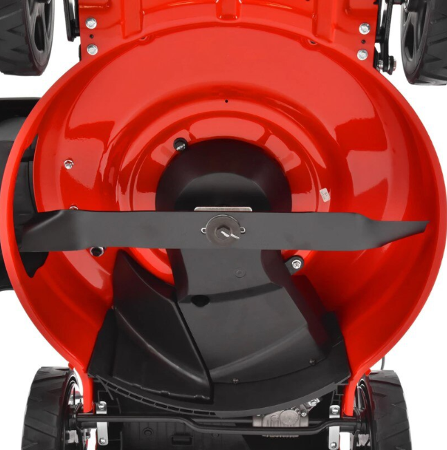 Masina de tuns iarba cu motor pe benzina, autopropulsata, HECHT 554 SXE, 4.4 kW, 224 CC, latime de lucru 53 cm, cos colector 75 l