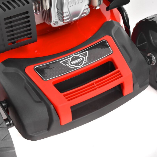 Masina de tuns iarba cu motor pe benzina, autopropulsata, HECHT 554 SXE, 4.4 kW, 224 CC, latime de lucru 53 cm, cos colector 75 l