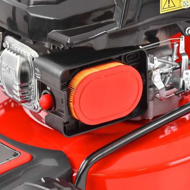 Masina de tuns iarba cu motor pe benzina, autopropulsata, HECHT 554 SXE, 4.4 kW, 224 CC, latime de lucru 53 cm, cos colector 75 l
