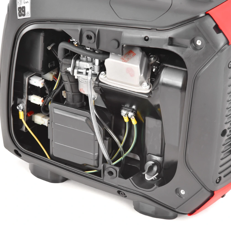 Generator invertor monofazat HECHT IG 2201, motor benzina 4T, 79.8 CC, max 2000 W, 1 x priza 230 V, 1 x 12 V DC, 2 x USB 5 V