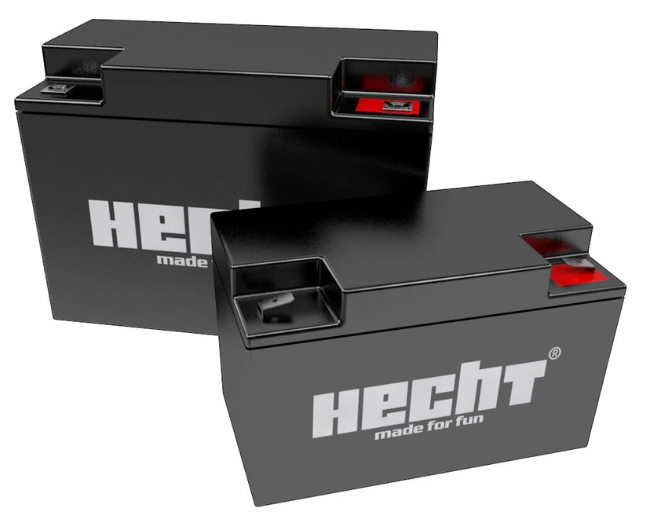 Baterie electrica fara intretinere HECHT 545000087, Pb-acid, 12 V, 9 Ah, 151x65x94 cm, pentru vehicule electrice copii