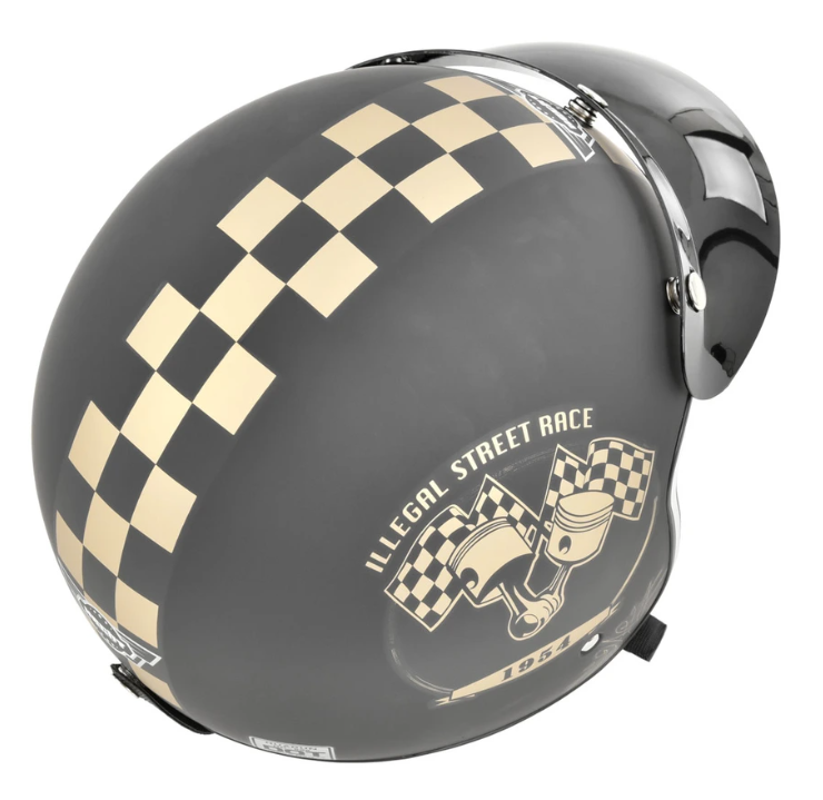 Casca moto scuter HECHT 51588 M, material ABS, marime M, 57-58 cm, captuseala detasabila/lavabila