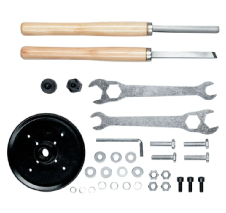 Strung electric pentru lemn HECHT 8400, diametru maxim 350 mm, lungime maxima 1000 mm, viteze 890, 1260, 1760, 2600 rpm