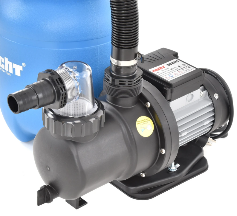 Kit pentru filtrare cu nisip HECHT 302111, 200 W, debit 5 mc/h