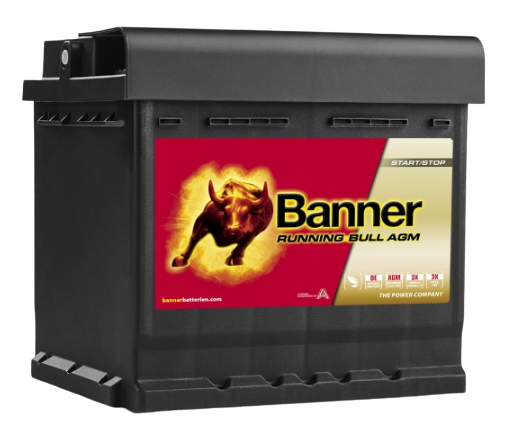 Baterie auto BANNER Running Bull AGM 550 01, tensiune 12 V, amperaj 50 Ah, curent pornire 540 A
