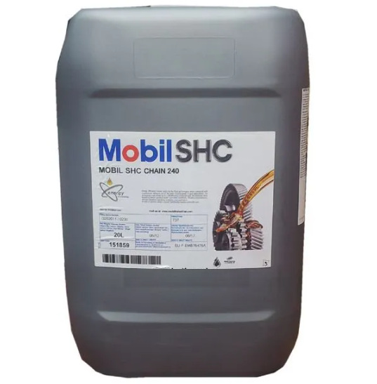 Ulei lubrifiant pentru lanturi MOBIL SHC Chain 240, volum 20 litri, sintetic