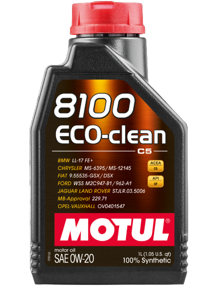Ulei motor MOTUL 8100 ECO-CLEAN 0W20, volum 1 litru, sintetic