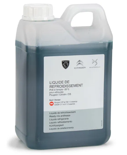 Antigel preparat PEUGEOT PSA 1637.756380, tip G33, verde, volum 2 litri