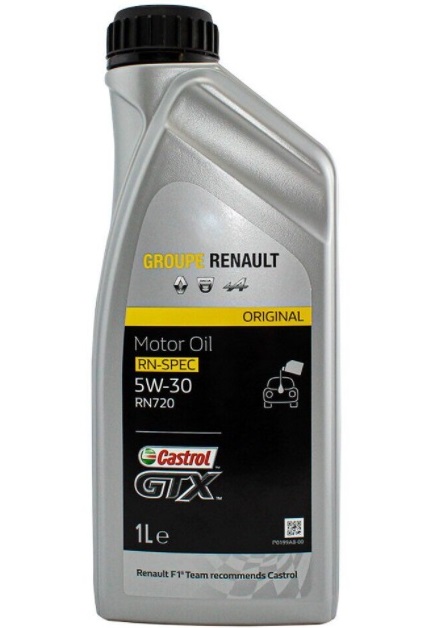 Ulei motor RENAULT-CASTROL GTX RN-SPEC 5W30 RN 720 7711943685, volum 1 litru, sintetic, benzina si diesel