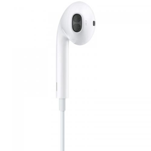 Casti cu microfon APPLE MMTN2ZM/A EarPods, Lightning, cu fir, in-ear, alb