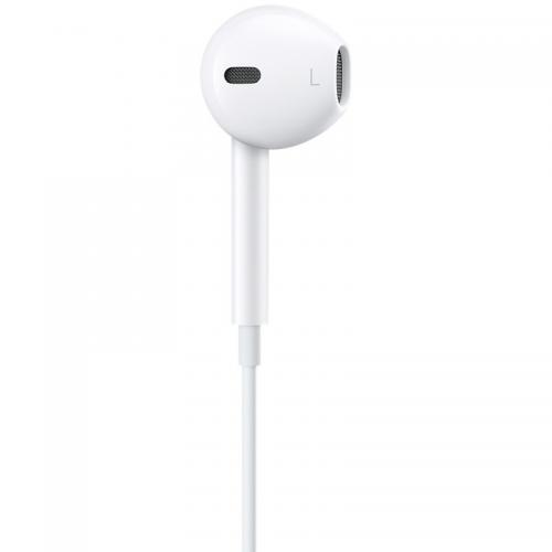 Casti cu microfon APPLE MMTN2ZM/A EarPods, Lightning, cu fir, in-ear, alb
