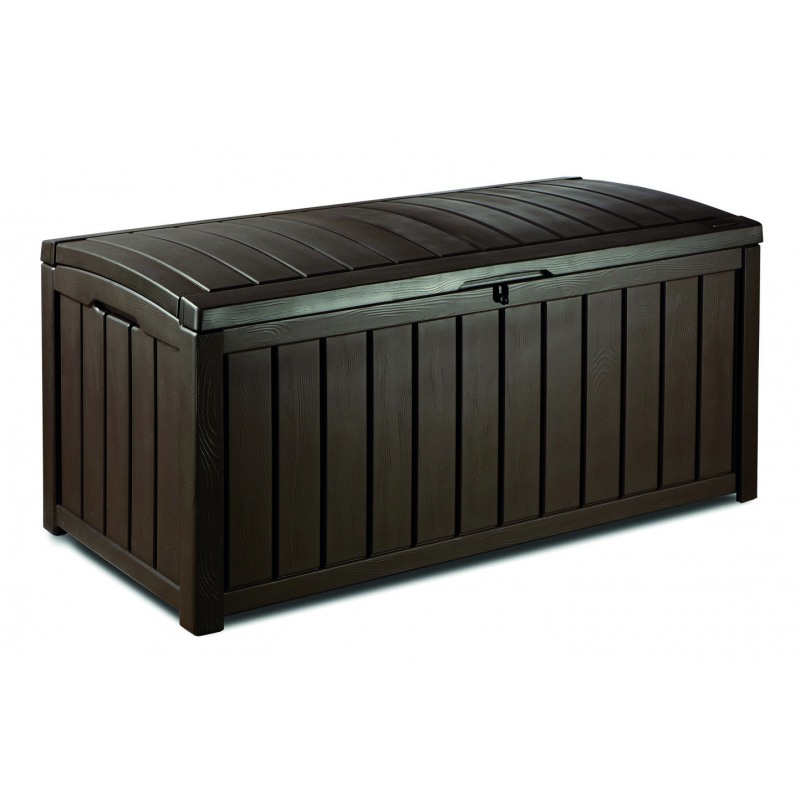 Lada depozitare de gradina KETER 230399 Glenwood, 390 L, polipropilena, maro
