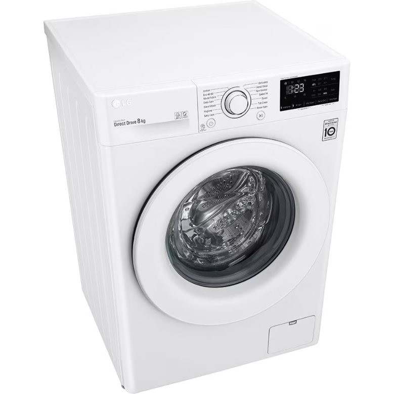 Masina de spalat rufe LG F4WV308N3E, capacitate 8 kg, Clasa C, 1400 rpm, alb