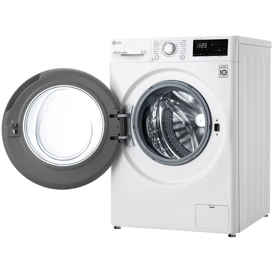 Masina de spalat rufe LG F4WV308N3E, capacitate 8 kg, Clasa C, 1400 rpm, alb