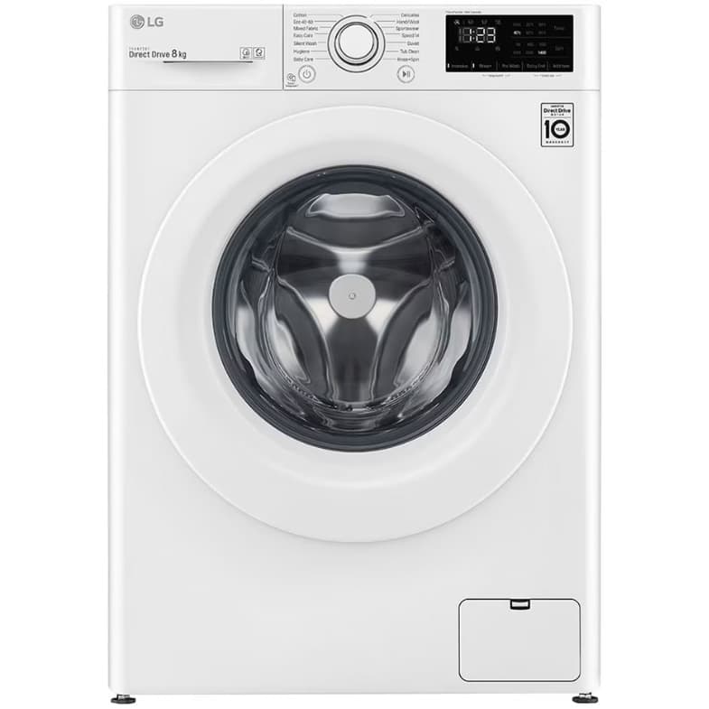 Masina de spalat rufe LG F4WV308N3E, capacitate 8 kg, Clasa C, 1400 rpm, alb