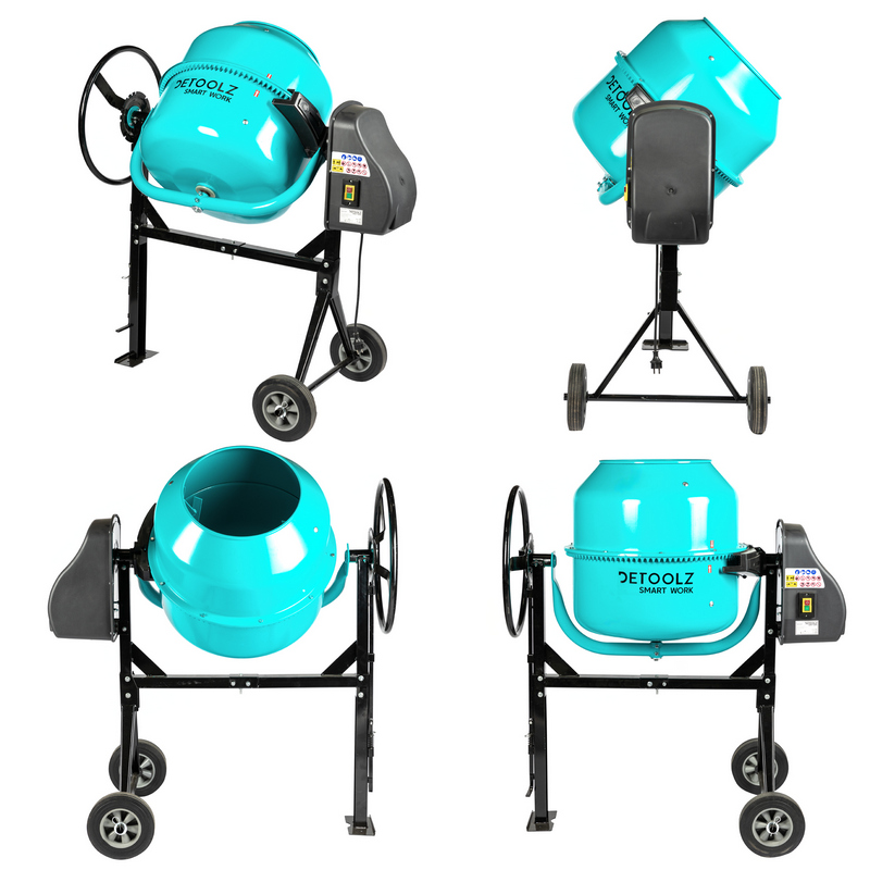 Betoniera DETOOLZ DZ-C327, volum cuva 180 L, 1000 W, turatie 2688 rpm