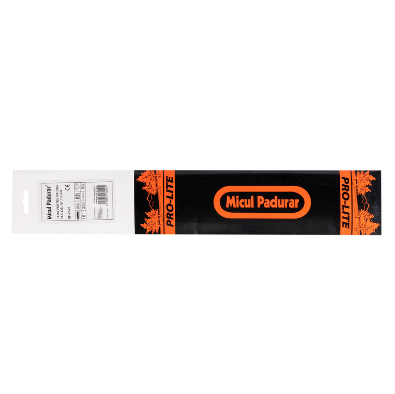 Lama pentru drujba MICUL PADURAR GF-2428, pas lant 325, lungime 16 inch, latime canal 1.5 mm