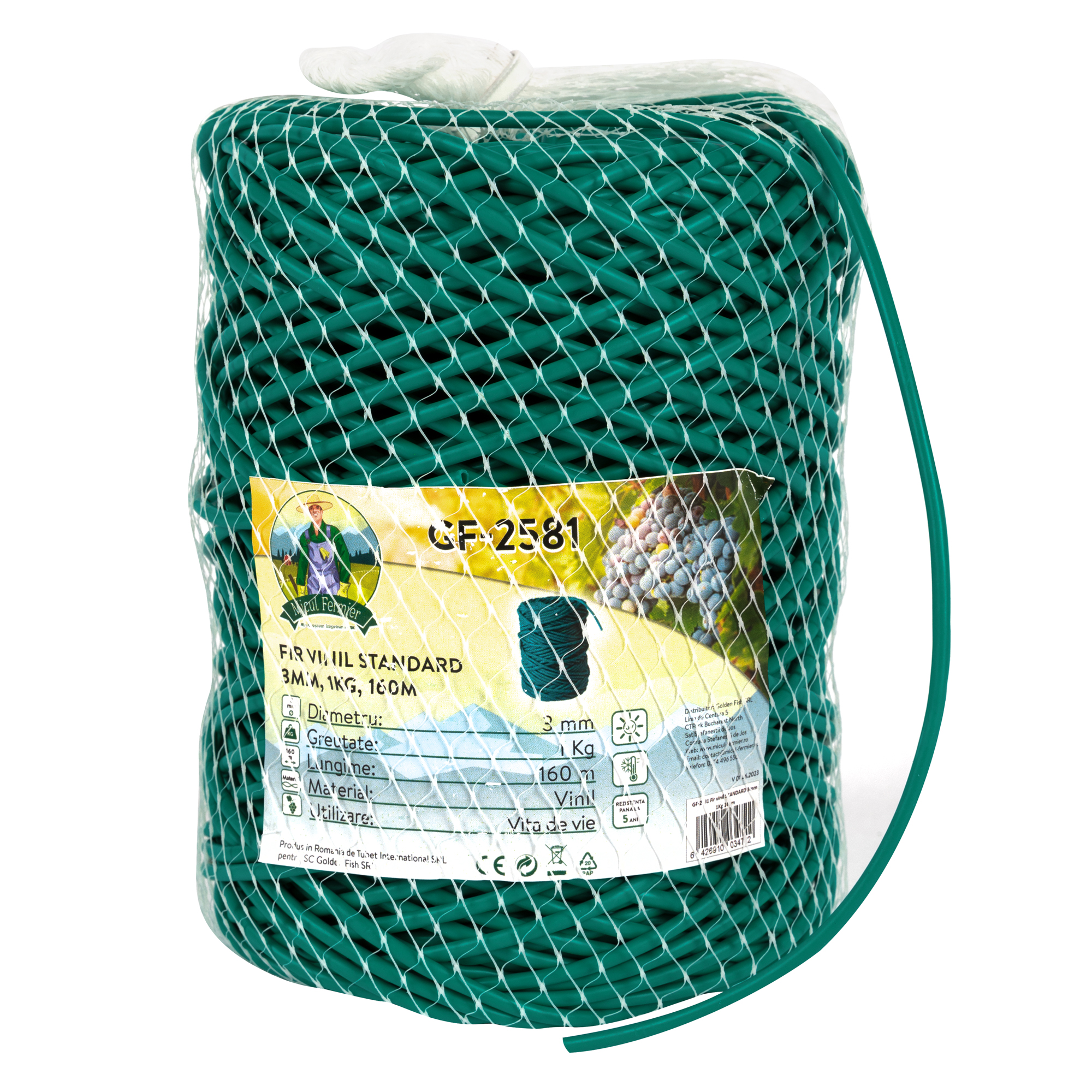 Fir vinil MICUL FERMIER GF-2581, Standard, diametru 3 mm, 1 kg, lungime 160 m
