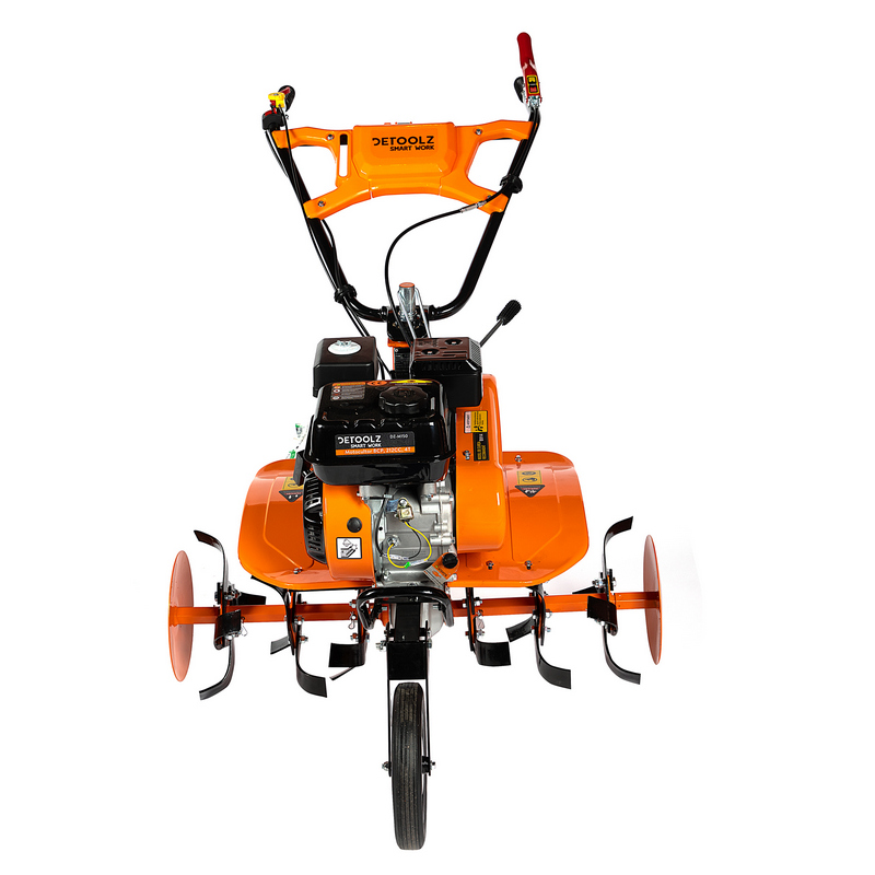 Motocultor DETOOLZ DZ-M150, 8 CP, 212 CC, motor 4 timpi, monocilindru, disc cu 24 lame