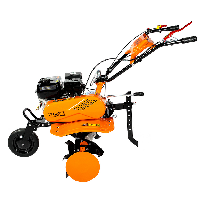 Motocultor DETOOLZ DZ-M150, 8 CP, 212 CC, motor 4 timpi, monocilindru, disc cu 24 lame