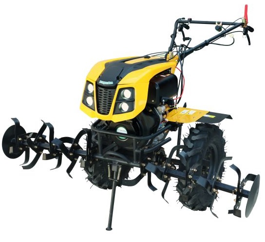 Motocultor PROGARDEN 4560001273, Campo 1273 Alpine, 12 CP, viteze 2 plus 1, diferential, roti 6.00-12, benzina, euro5, pornire electrica, 2 prize, cu 40 lame, 2 discuri laterale, roti