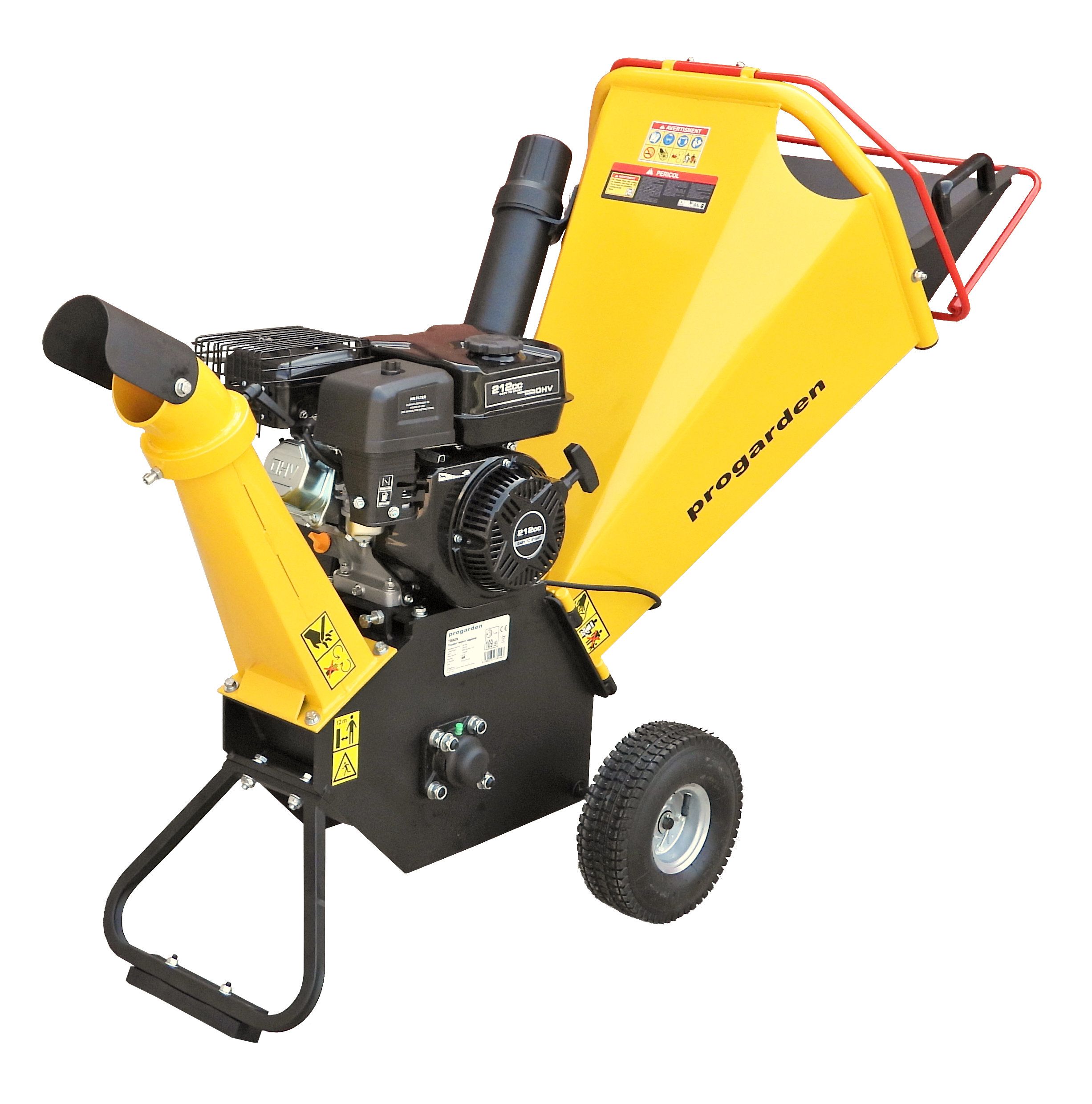 Tocator resturi vegetale PROGARDEN 5162000005 TB80N, 7 CP, benzina, capacitate tocare 100 mm, pornire la sfoara