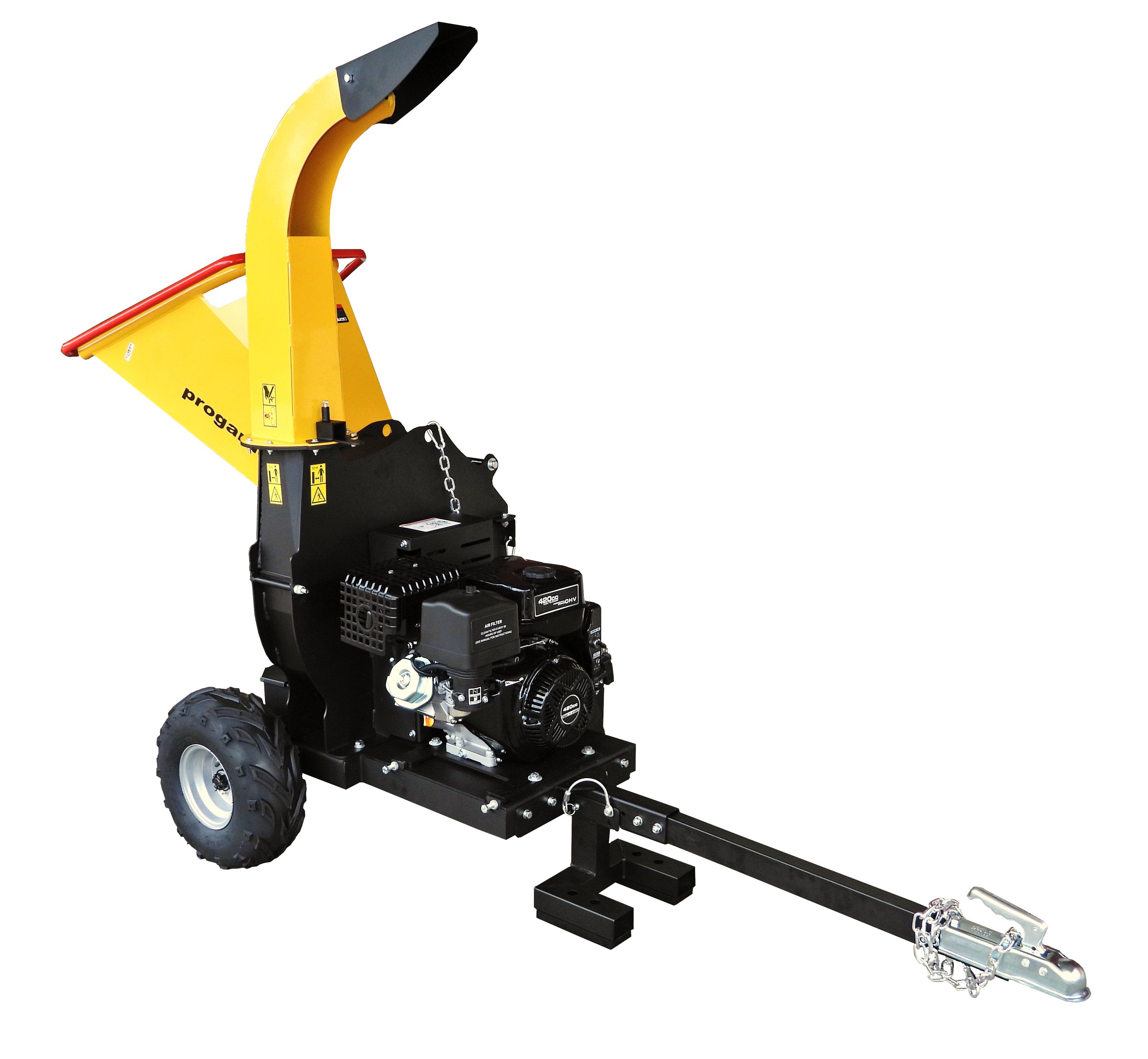 Tocator resturi vegetale PROGARDEN 5162000007 TB120EN, 15 CP, benzina, capacitate tocare 120 mm, pornire electrica, chei, manusi si casti protectie