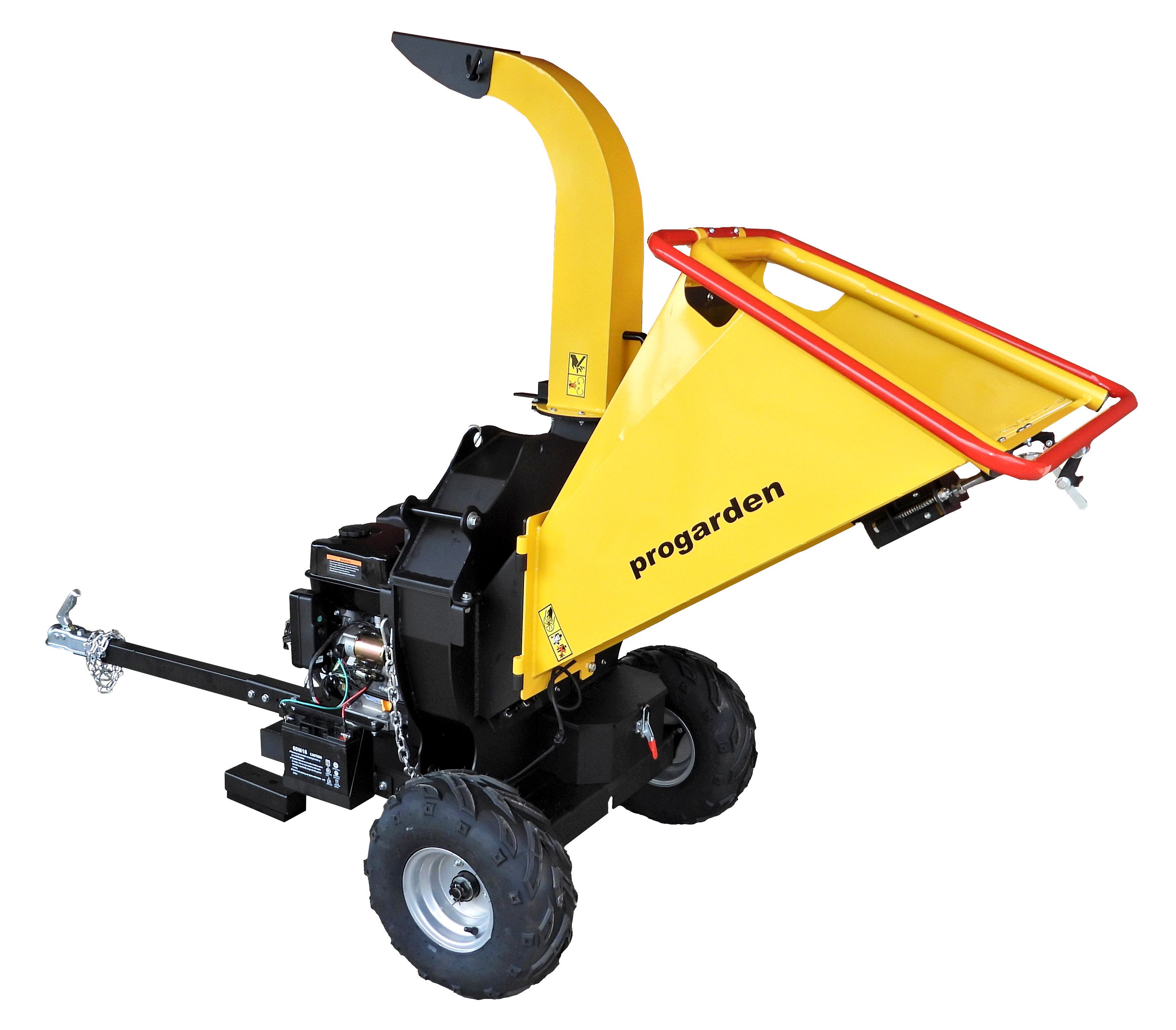 Tocator resturi vegetale PROGARDEN 5162000007 TB120EN, 15 CP, benzina, capacitate tocare 120 mm, pornire electrica, chei, manusi si casti protectie