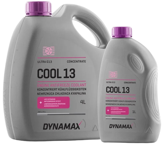 Antigel concentrat DYNAMAX Ultra G13, culoare roz, volum 5 litri