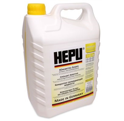 Antigel concentrat HEPU G11 P999-YLW-005, culoare galben, volum 5 litri