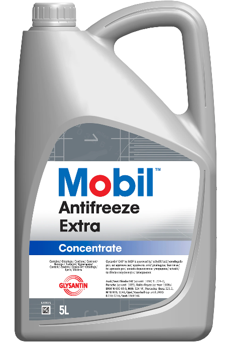 Antigel MOBIL ANTIFREEZE EXTRA G11, albastru, volum 5 litri