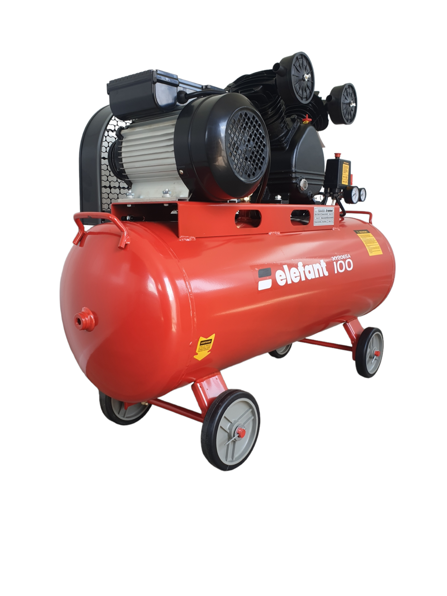 Compresor aer ELEFANT 12211 XY2065A-100, capacitate 100 L, 3 CP, 8 bar