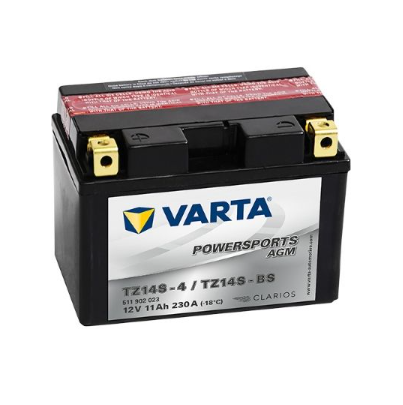 Baterie moto VARTA POWERSPORTS AGM TTZ14S / TTZ14-BS 511902023 I314, 12 V, 11 Ah, 230 A, 150x87x110 mm