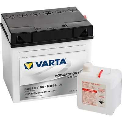 Baterie moto VARTA POWERSPORTS Freshpack 525015030 I314, 12 V, 25 Ah, 300 A, 186x130x171 mm