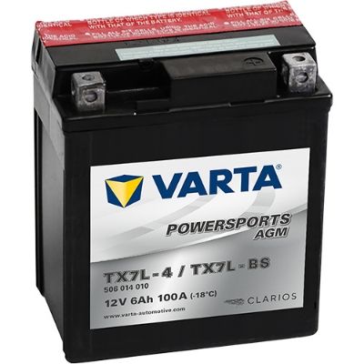 Baterie moto VARTA POWERSPORTS AGM 506014010 I314, 12 V, 6 Ah, 100 A, 114x71x131 mm