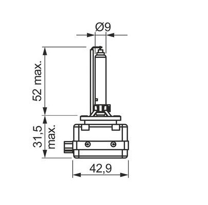 Bec xenon far faza lunga D3S 12/24V 35W PK32d-5 BOSCH Xenon HID WS 1 987 302 907