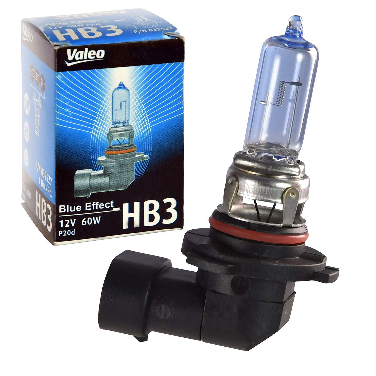 Bec auto far faza lunga HB3 12V 60W P20d, VALEO Blue Effect 032527