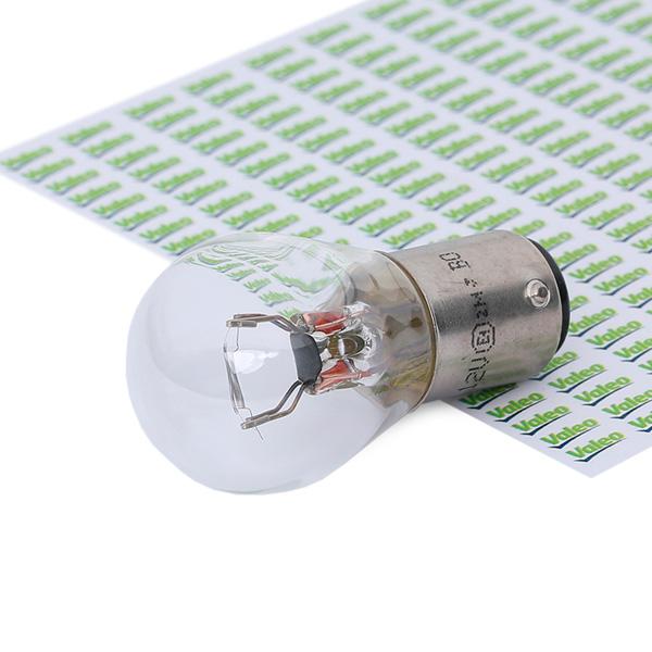 Bec auto lampa frana / lampa spate P21/4W 12V 21/4W BAZ15d, VALEO Essential 032205