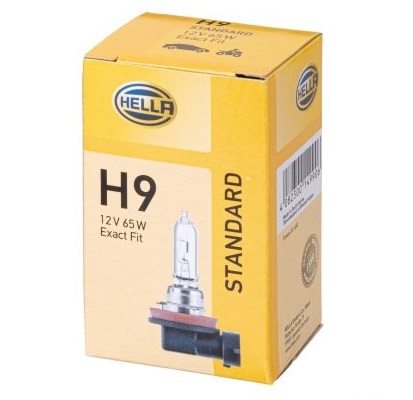 Bec auto far faza lunga HELLA 8GH 008 357-001, H9, 12V, 65W, PGJ 19-5
