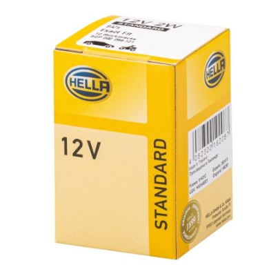 Bec auto incandescent J 12V 2W BA7s, HELLA 8GP 002 066-121