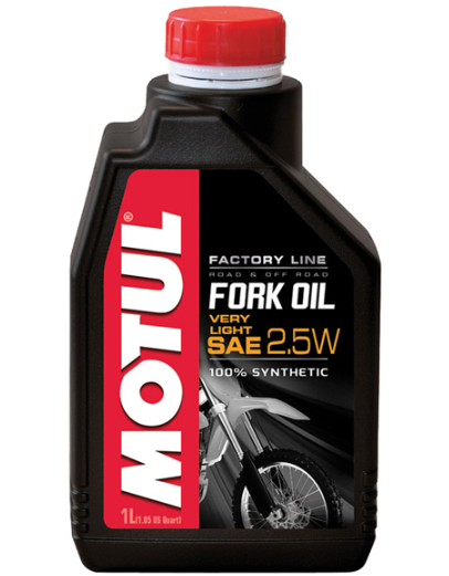 Ulei furca moto MOTUL Fork Oil Factory Line Very Light 2.5W, volum 1 litru, sintetic