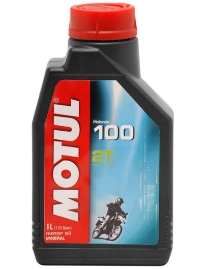 Ulei motor 2T MOTUL 100 MOTOMIX, volum 1 litru, mineral