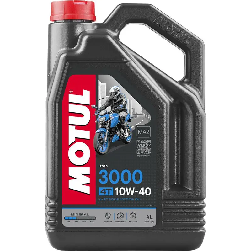 Ulei motor 4T MOTUL 3000 10W40, volum 4 litri, mineral
